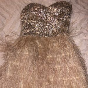 Bebe Isis Sequin Dress